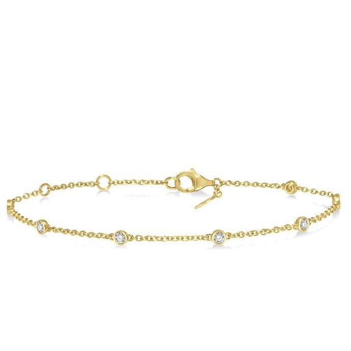 Parkplace Jewelers Diamond Station Chain Bracelet 707CQPPFGYG