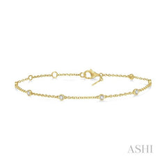 ASHI Diamond Station Chain Bracelet 707CQPPFGYG