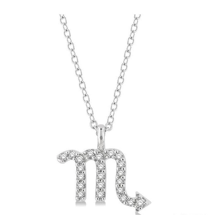 Parkplace Jewelers Scorpio Zodiac Diamond Pendant 635Y8PPTSPDWG-SCOR