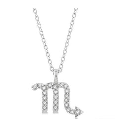 Parkplace Jewelers Scorpio Zodiac Diamond Pendant 635Y8PPTSPDWG-SCOR