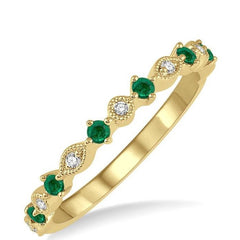 Parkplace Jewelers Gemstone & Diamond Band 46389PPFHEMYG