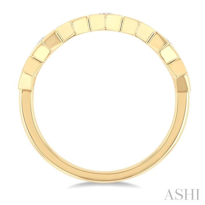 ASHI Stackable Hexagon Shape Diamond Fashion Ring 406A8PPFGYG