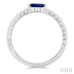 ASHI Bead Marquise Shape East-West Gemstone & Diamond Ring 41297PPTSSPWG-MQ
