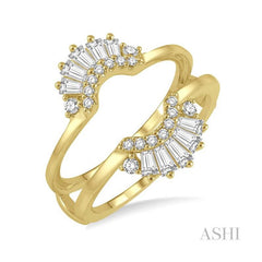 ASHI Baguette Diamond Insert Ring 29843PPFHYG