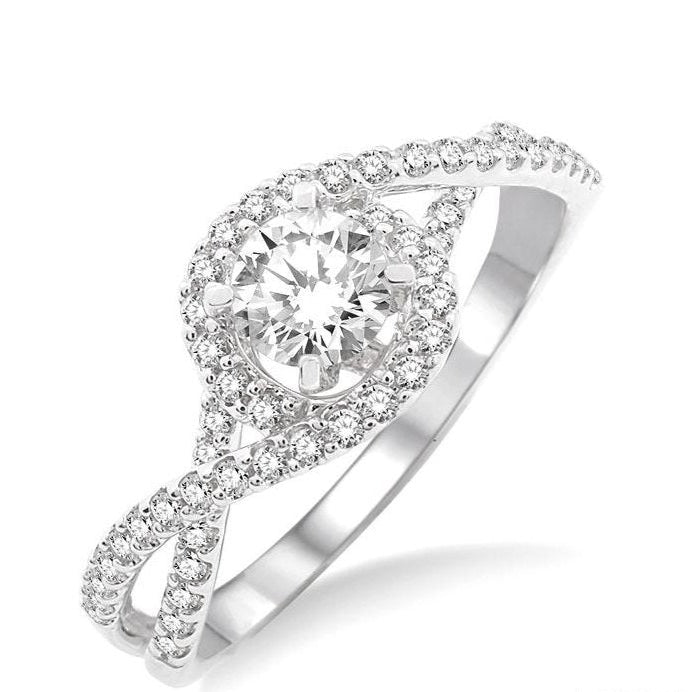 Parkplace Jewelers Round Shape Halo Diamond Engagement Ring 22563PPFVWG-LE