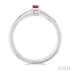 ASHI Oval Shape Gemstone Solitaire Ring 41809PPF@RBWG-OV