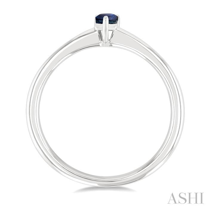 ASHI Pear Shape Gemstone Solitaire Ring 41809PPF@SPWG-PR
