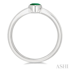 ASHI Pear Shape Gemstone Solitaire Ring 41909PPF@EMWG-PR