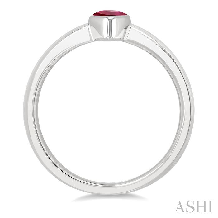 ASHI Pear Shape Gemstone Solitaire Ring 41909PPF@RBWG-PR