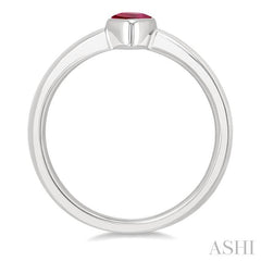 ASHI Pear Shape Gemstone Solitaire Ring 41909PPF@RBWG-PR