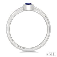 ASHI Oval Shape Gemstone Solitaire Ring 41909PPF@SPWG-OV