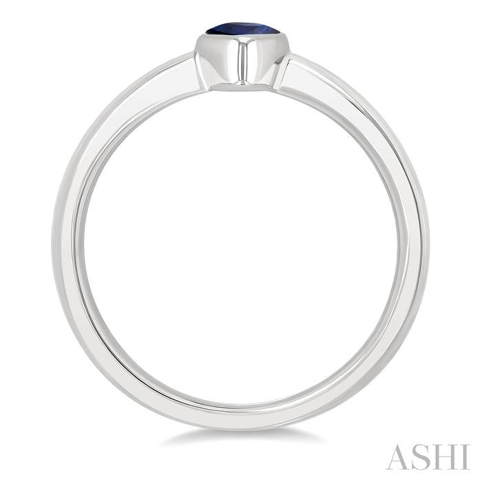 ASHI Pear Shape Gemstone Solitaire Ring 41909PPF@SPWG-PR