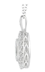 Parkplace Jewelers Silver Round Shape Emotion Diamond Fashion Pendant 80109PPSXSLPD