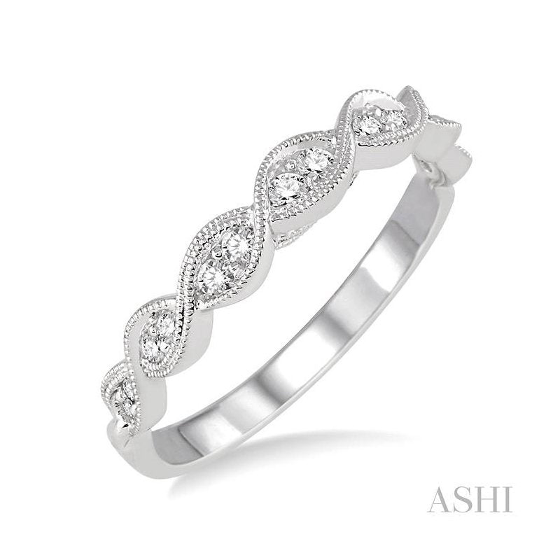 ASHI Diamond Wedding Band 28207PPFVWG-WB