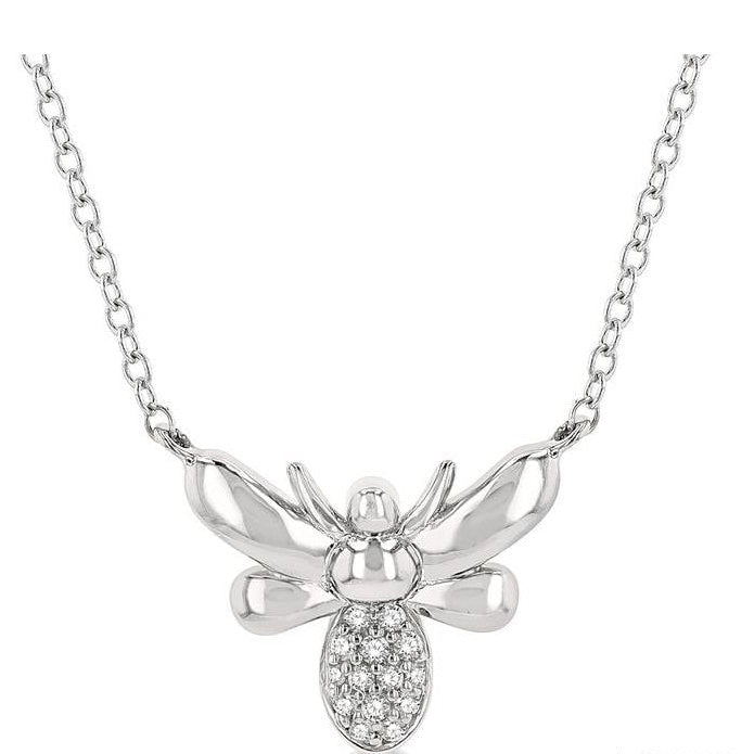 Parkplace Jewelers Bumble Bee Petite Diamond Fashion Pendant 649A9PPTSPDWG