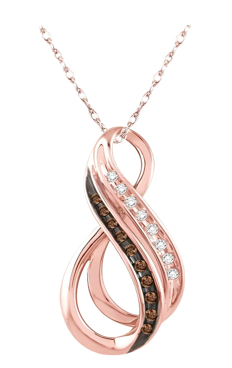 Parkplace Jewelers Infinity Champagne Diamond Fashion Pendant 98088PPTSPDPG