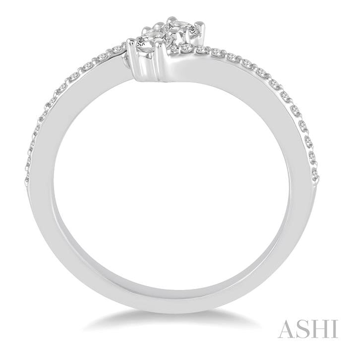 ASHI 2 Stone Diamond Ring 441A6PPFHWG