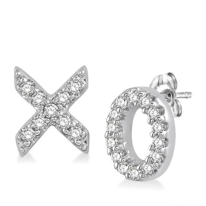 Parkplace Jewelers X & O Petite Diamond Fashion Earrings 98408PPTSERWG