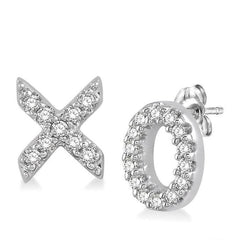 Parkplace Jewelers X & O Petite Diamond Fashion Earrings 98408PPTSERWG