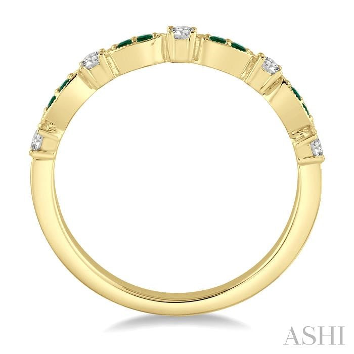ASHI Gemstone & Diamond Fashion Band 46368PPFHEMYG