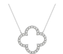 Parkplace Jewelers Clover Diamond Pendant 995J1PPFGNKWG
