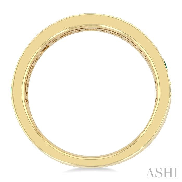 ASHI Gemstone & Diamond Fashion Band 46858PPTGEMYG