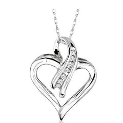 Parkplace Jewelers Heart Shape Journey Diamond Fashion Pendant 93318PPTXPDW