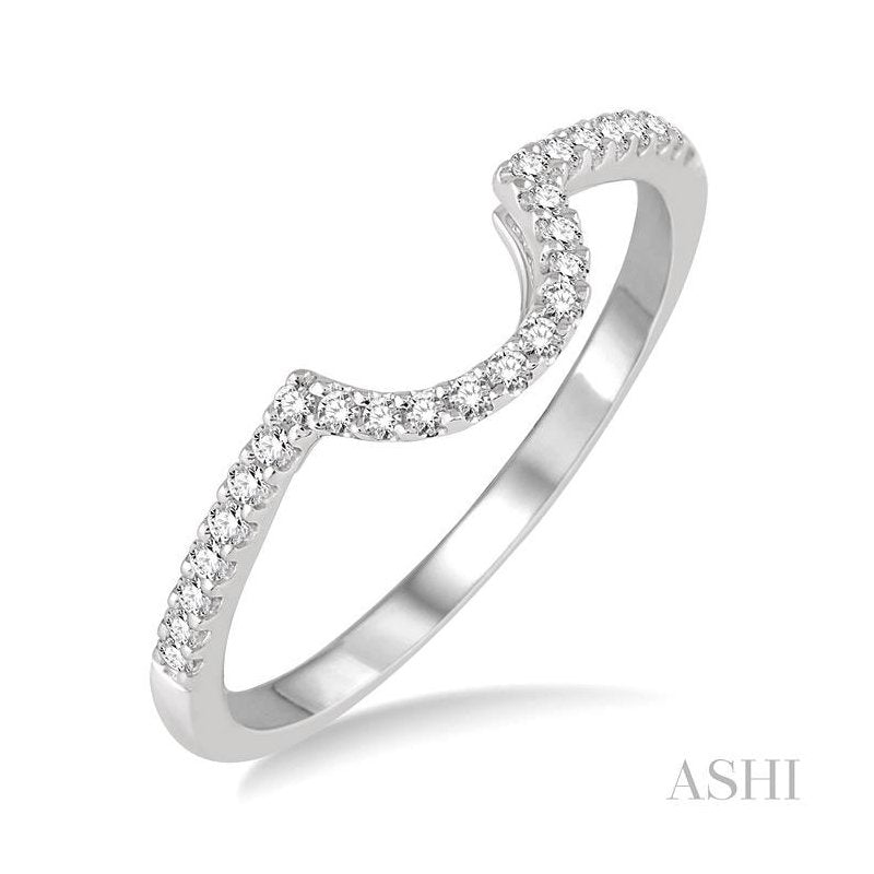 ASHI Diamond Wedding Band 28718PPFVWG-WB