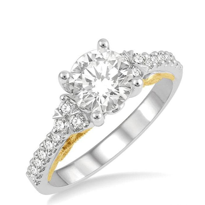 Parkplace Jewelers Round Shape Semi-Mount Diamond Engagement Ring 205J5PPFHWY-SM-RD