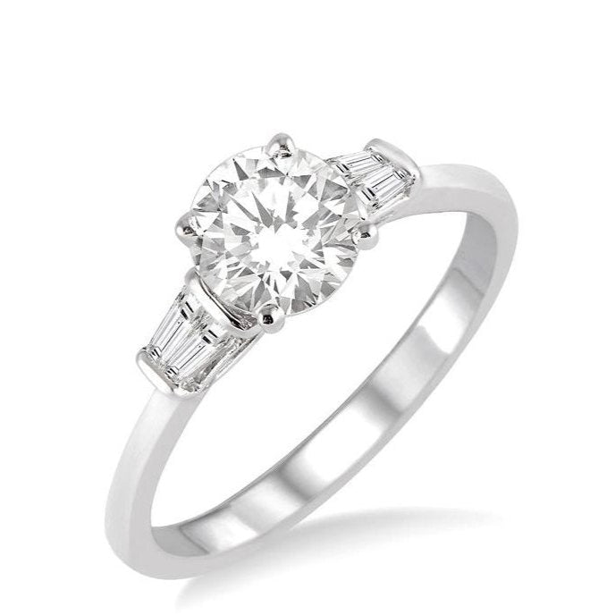 Parkplace Jewelers Round Shape Semi-Mount Diamond Engagement Ring 254L8PPFVWG-SM-RD