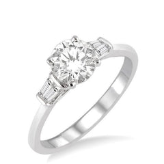 Parkplace Jewelers Round Shape Semi-Mount Diamond Engagement Ring 254L8PPFVWG-SM-RD