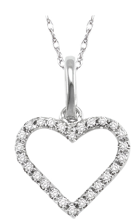 Parkplace Jewelers Heart Shape Diamond Pendant 93698PPFXPDWG
