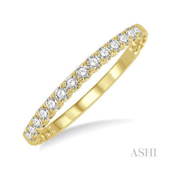 ASHI Diamond Wedding Band 33356PPFGYG