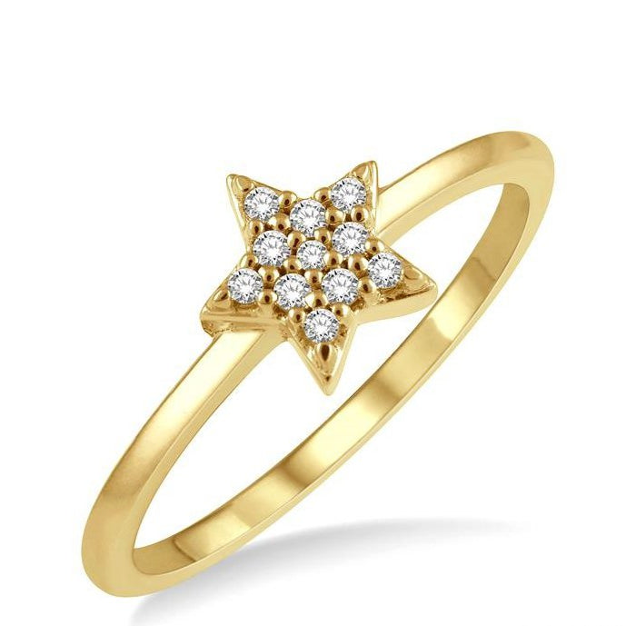 Parkplace Jewelers Stackable Star Petite Diamond Fashion Ring 388A9PPTSYG