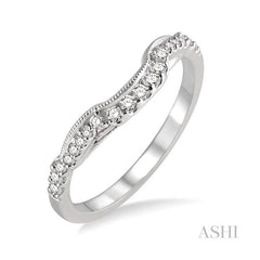 ASHI Diamond Wedding Band 15878PPFHWG-WB
