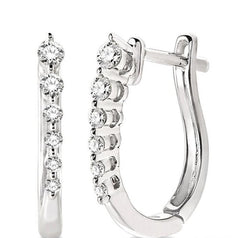 Parkplace Jewelers Journey Diamond Hoop Earrings 63416PPFCERWG