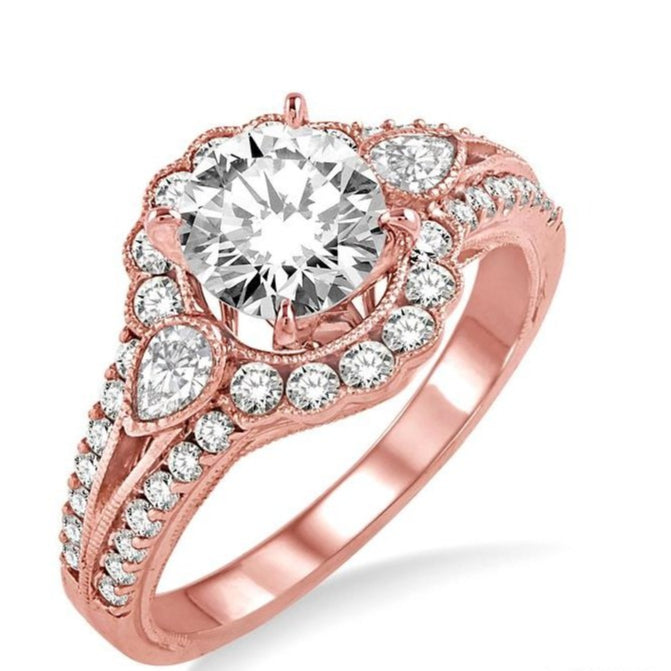 Parkplace Jewelers Round Shape Diamond Engagement Ring 22900PPFVPG-LE-1.55