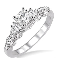 Parkplace Jewelers Princess Shape Diamond Engagement Ring 20932PPFHWG-LE