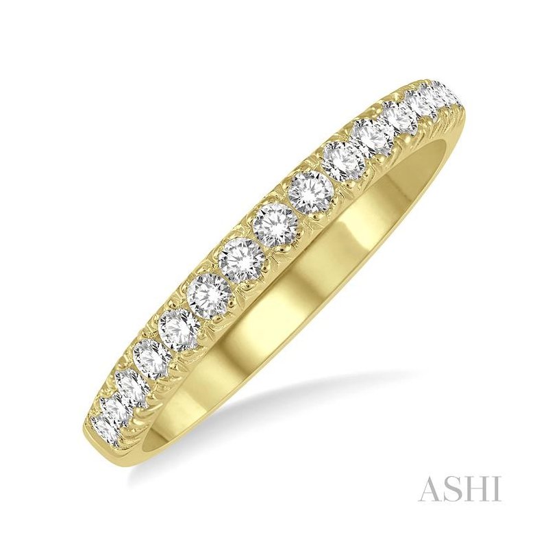ASHI Diamond Wedding Band 33325PPFGYG