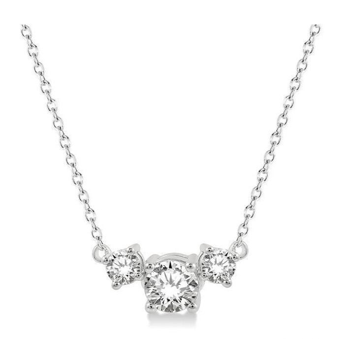 Parkplace Jewelers Round Shape Past Present & Future Diamond Necklace 992HHPPFGNKWG