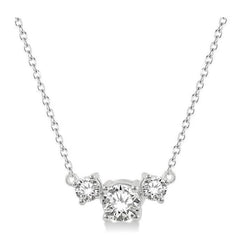 Parkplace Jewelers Round Shape Past Present & Future Diamond Necklace 992HHPPFGNKWG