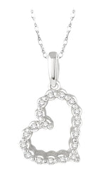 Parkplace Jewelers Heart Shape Diamond Fashion Pendant 93718PPTSPDWG