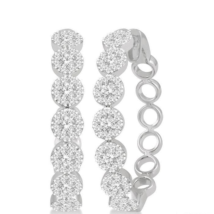 Parkplace Jewelers Lovebright Essential Diamond Hoop Earrings 905A0PPFHERWG-2.00
