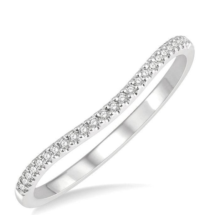 Parkplace Jewelers Curved Diamond Wedding Band 30348PPFGWG