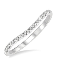 Parkplace Jewelers Curved Diamond Wedding Band 30348PPFGWG