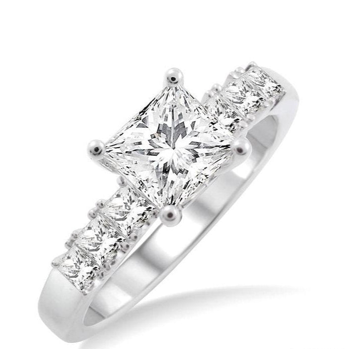 Parkplace Jewelers Princess Shape Diamond Engagement Ring 23161PPFVWG-LE