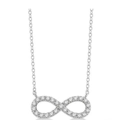 Parkplace Jewelers Infinity Diamond Pendant 994JQPPFGNKWG