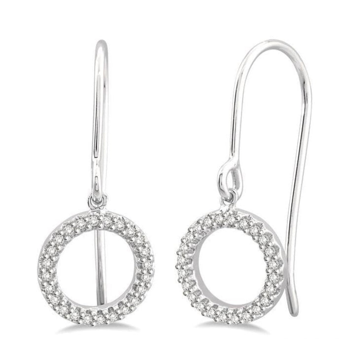 Parkplace Jewelers Circle Petite Diamond Fashion Earrings 627A8PPTSERWG