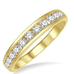 Parkplace Jewelers 11 Stone Channel Set Diamond Wedding Band 33313PPFGYG