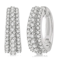 Parkplace Jewelers Petite Diamond Huggie Fashion Earrings 638C3PPFGERWG